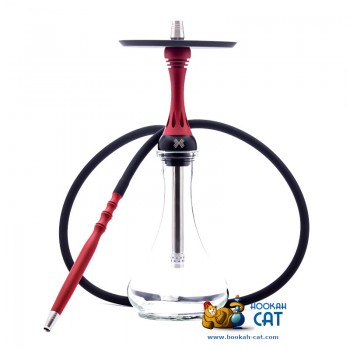 Кальян Alpha Hookah Model X Red Matte (Альфа Хука Модель Х Красный Матовый)